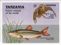 Tanzania 1990 cena 5,20 zł kat.6€ - ryby