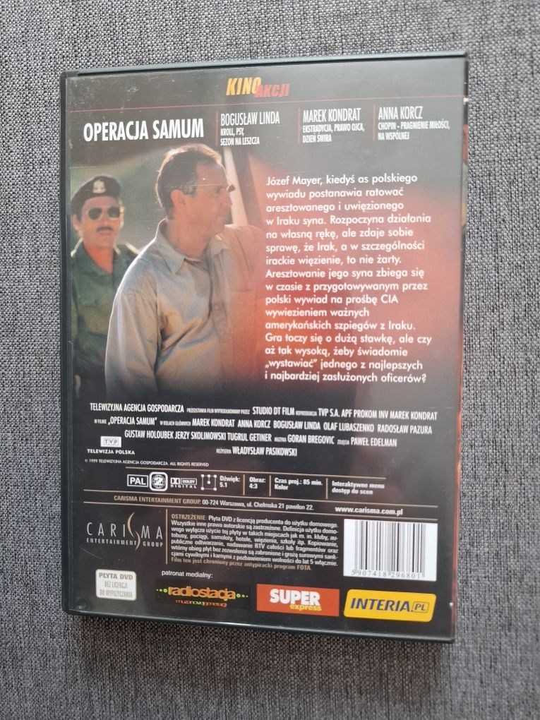 Operacja Samum- Bogusław Linda, Marek Kondrat- Film Dvd Unikat