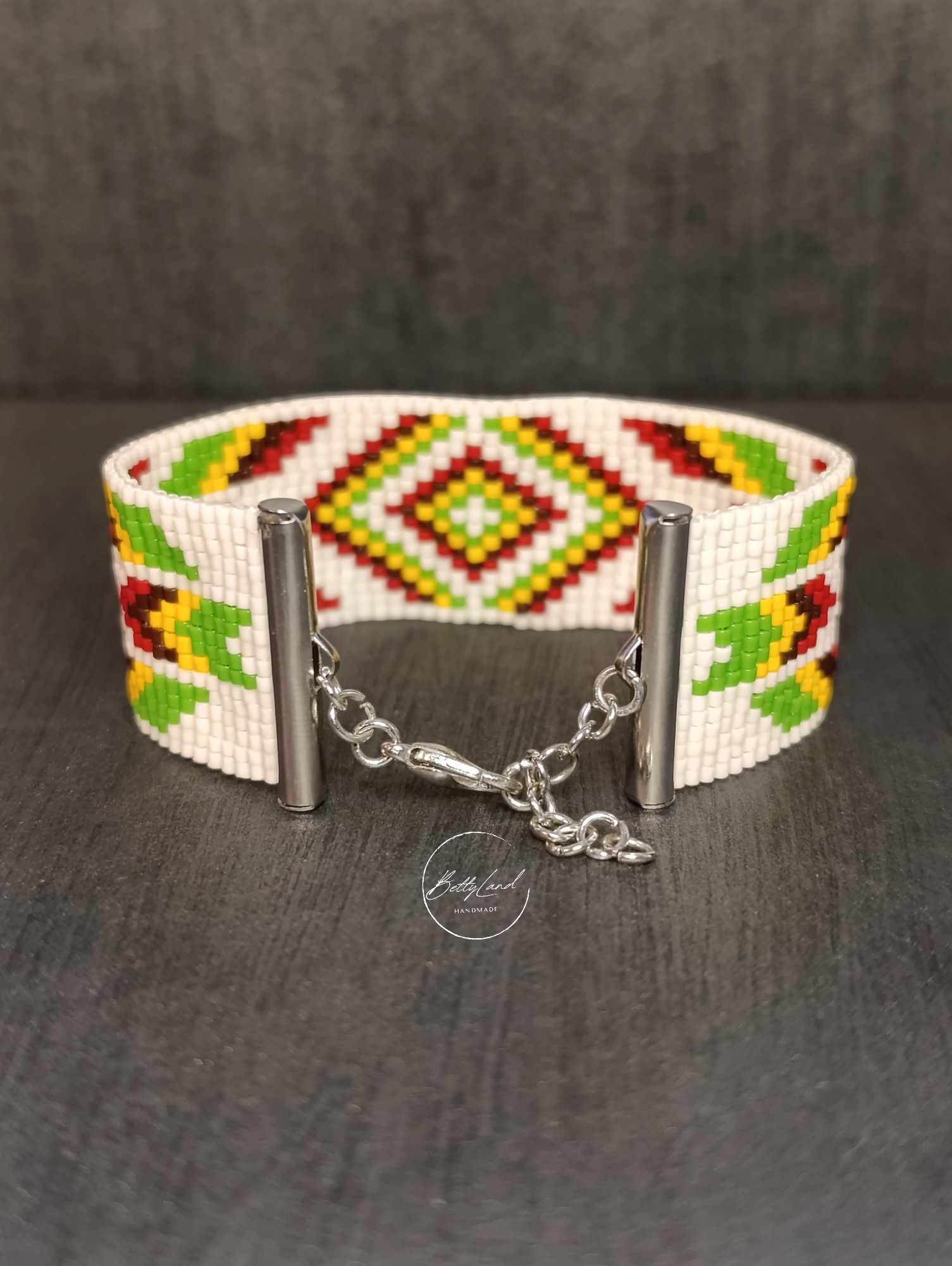 Bransoletka z koralików miyuki handmade