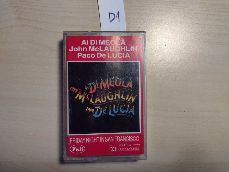 Kaseta Al Di Meola J McLaughlin P. De Lucia Friday Night San Francisco
