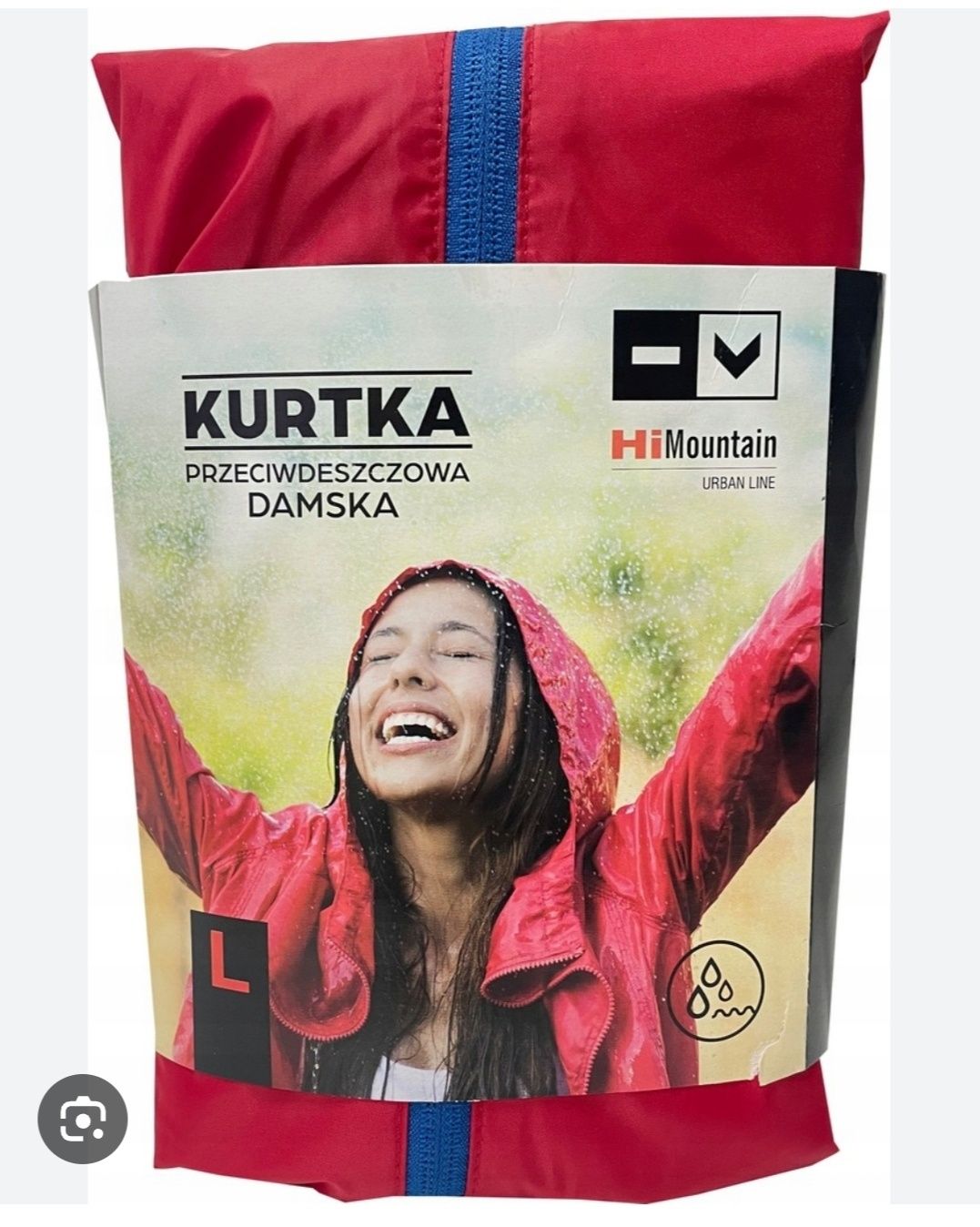 Damska Kurtka przeciwdeszczowa HiMountain czerwona L