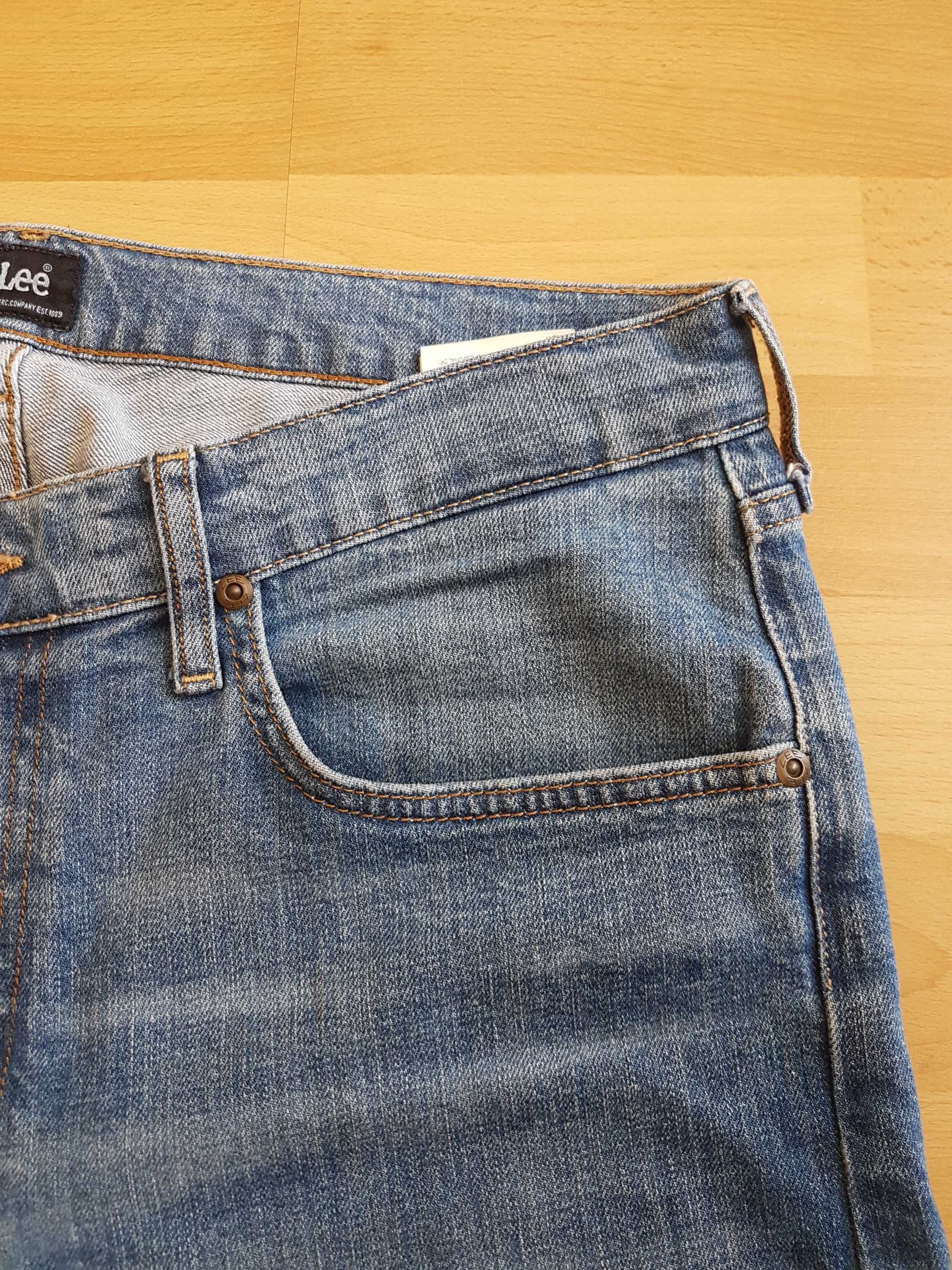 Lee LUKE W33 L34 jeansy spodnie jeansowe skinny slim rurki 33/34