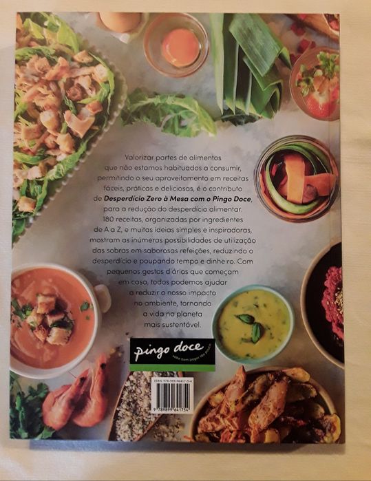 Livro: Desperdício Zero À Mesa com o Pingo Doce, novo!