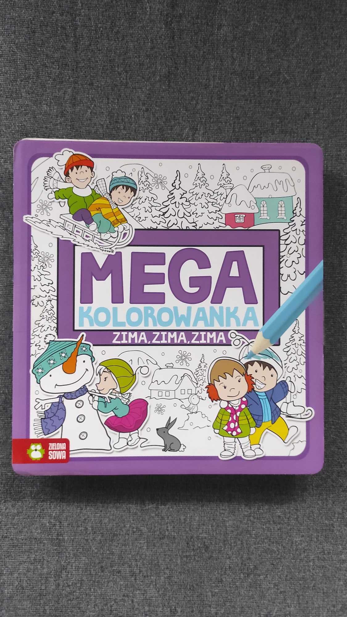 MEGA kolorowanka Zima. 68x98cm. Wysyłka OLX.