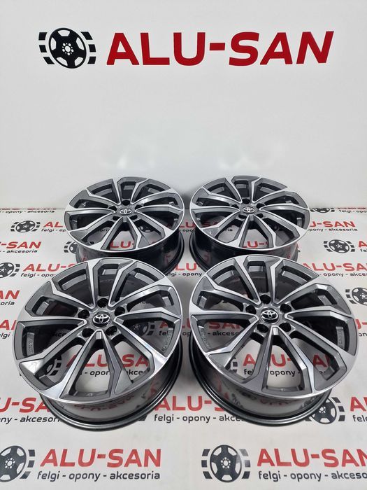 NOWE alufelgi TOYOTA 18" 5x114,3 Auris Yaris Cross CH-R  -Grafit Pol