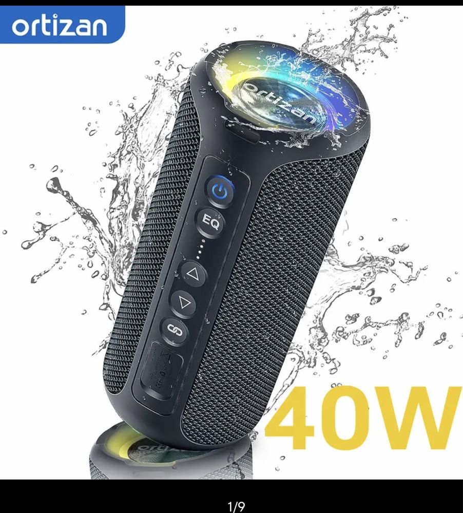 Портативна блютуз колонка Ortizan 40вт .