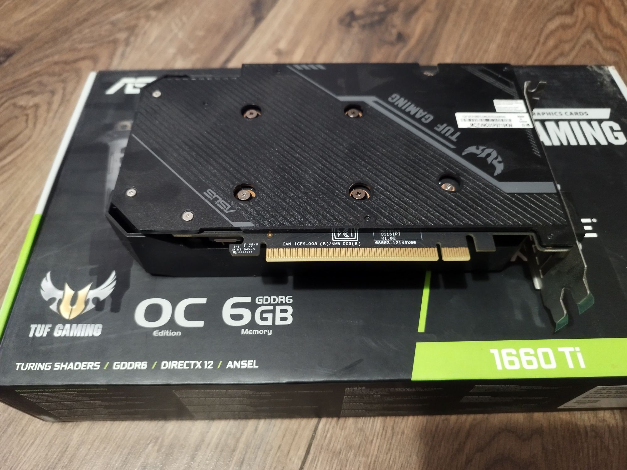Відеокарта Asus TUF-GTX1660TI-O6G-EVO-GAMING