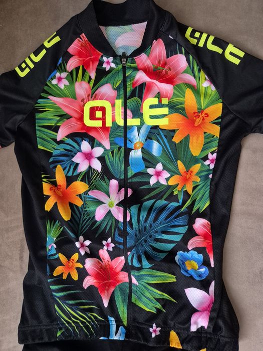 Koszulka "ale" i spodenki rowerowe rockrider 10 lat