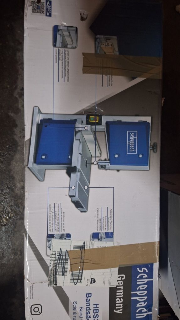 Powystawowa piła taśmowa nową Einhell TC SB 200