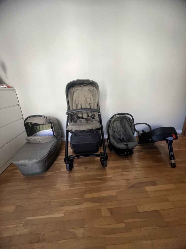 Trio Bebecar Prow + Verde c/ isofix