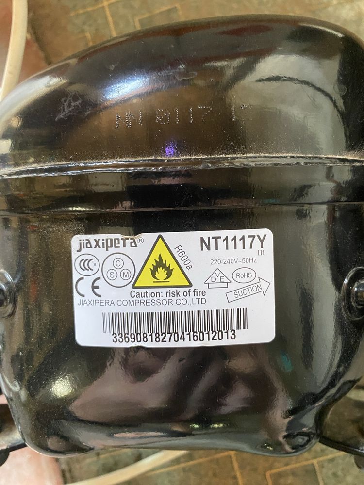 Компрессор холодильника NT1117Y jiaxipera R600a