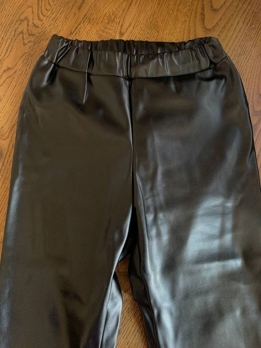Кожані штани (чорні)
