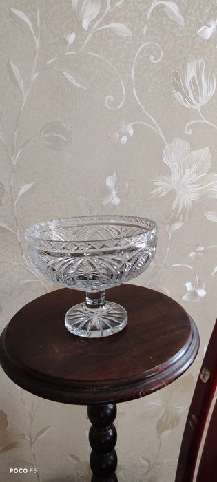 Ваза кришталь цукерниця фруктовниця