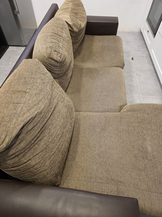 Sofa 3 lugares com chaise longue