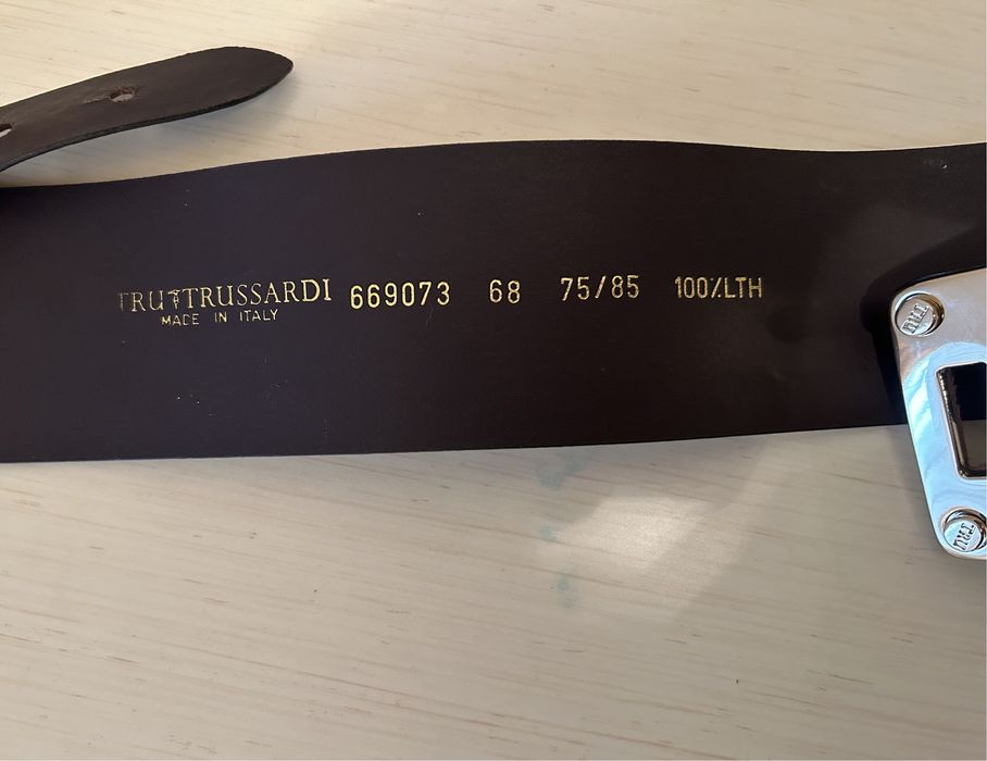 Пояс Trussardi, натуральна шкіра