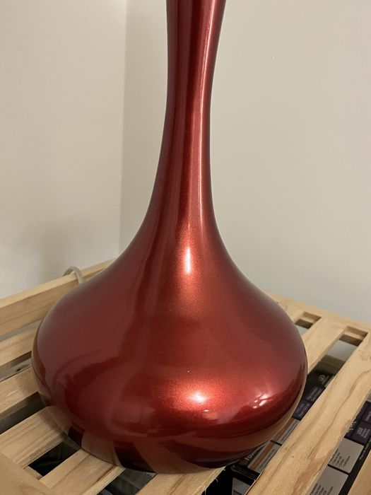 MARKSLOJD szwecka Lampa nocna  stołowa  czerwona z abażurem  roras red