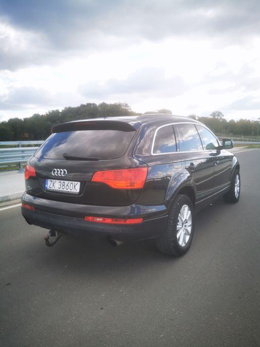 Audi q7 3.0 tdi czarna czarne skóry ew. zamiana na skuter wodny