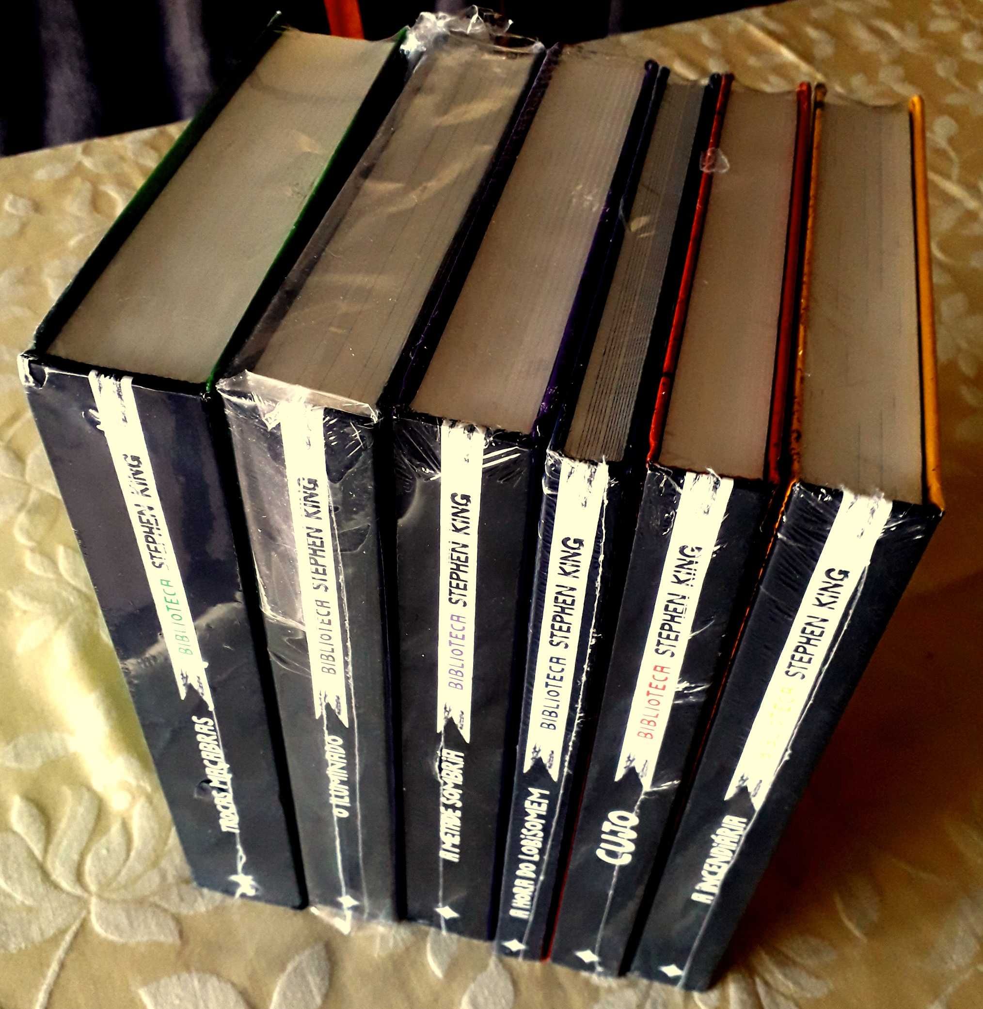 Biblioteca Stephen King - 3 obras capa dura (ed Deluxe  BRASIL) NOVOS