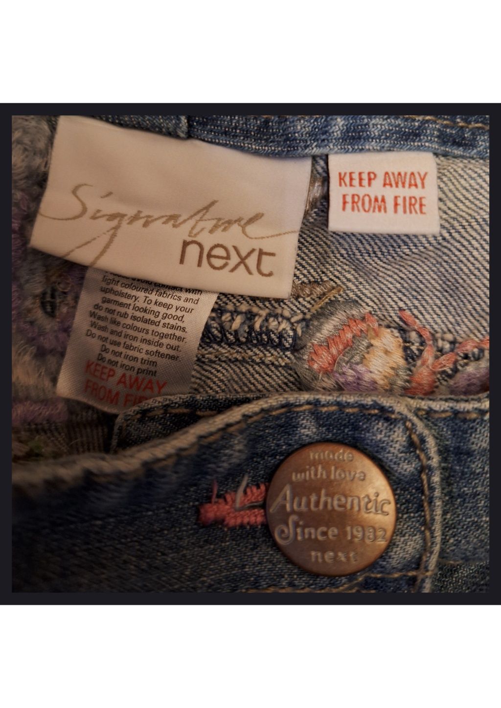 Spodnie jeans Authentic Since 1982 next