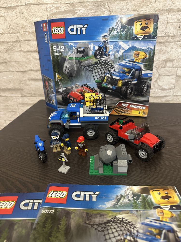 Lego city 60172 pościg górską drogą komplet