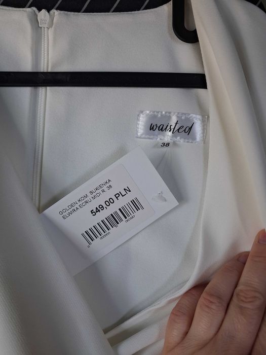 Biała elegancka sukienka/ Suknia ślubna