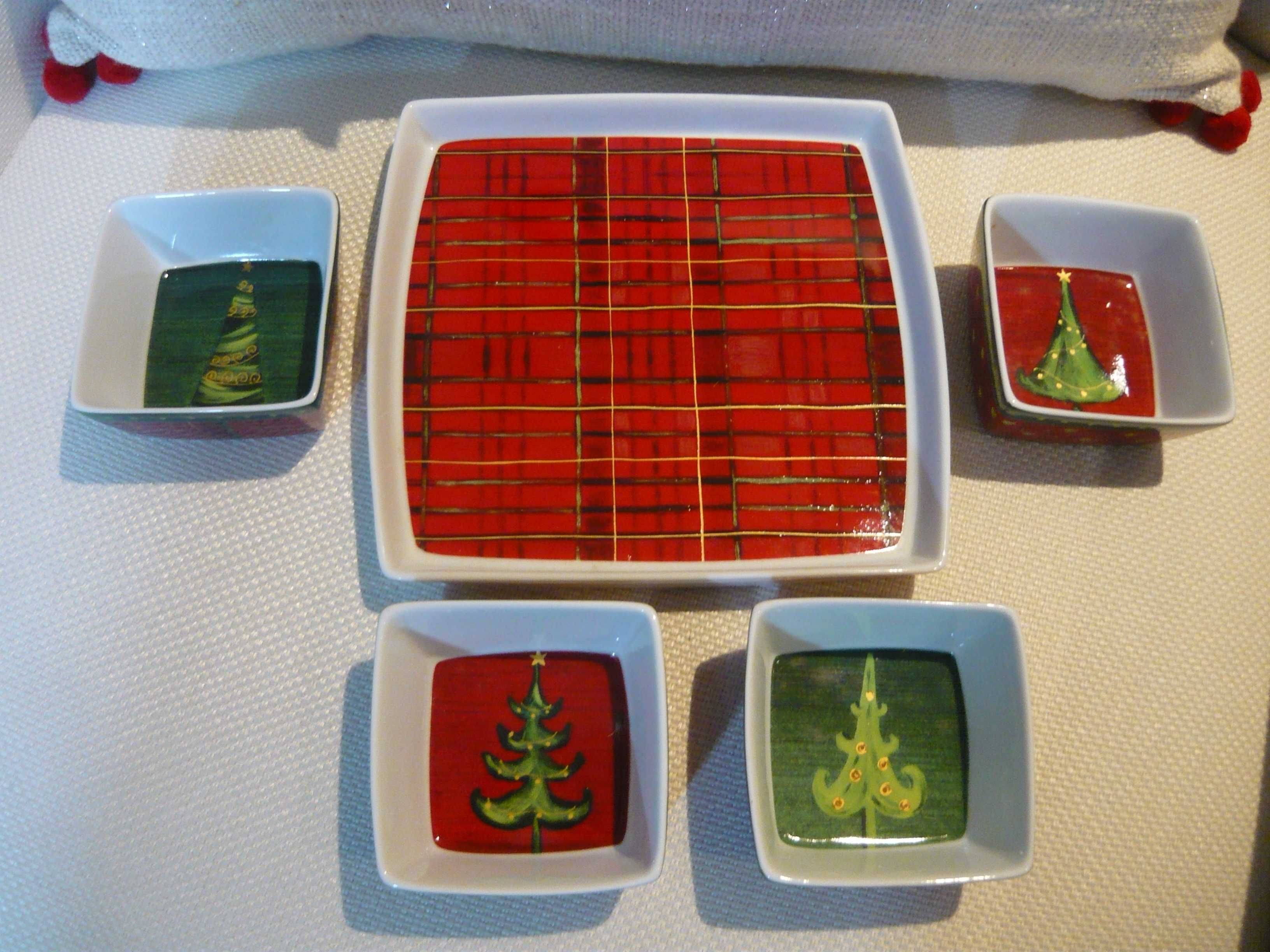 Loiça Natal - Prato louça - Conjunto de 5 Peças - MCHOICE
