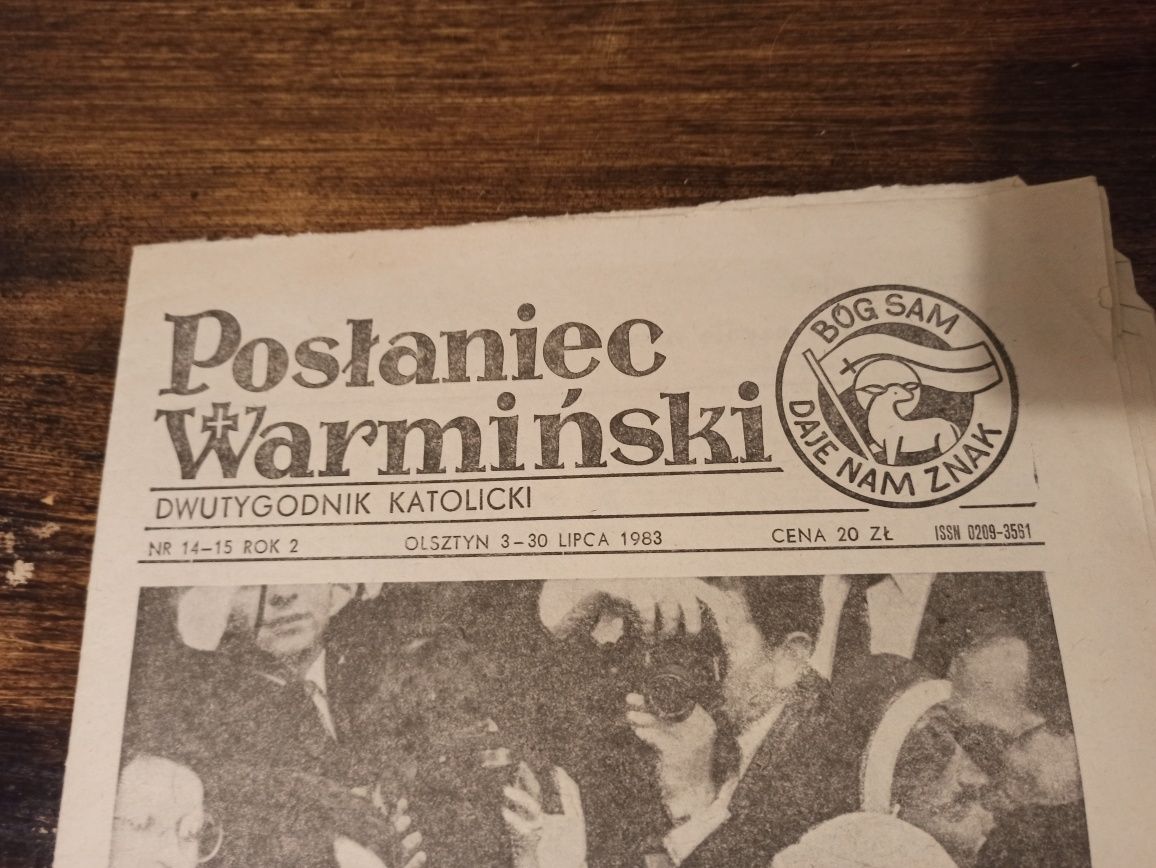 Posłaniec warmiński gazeta 1983