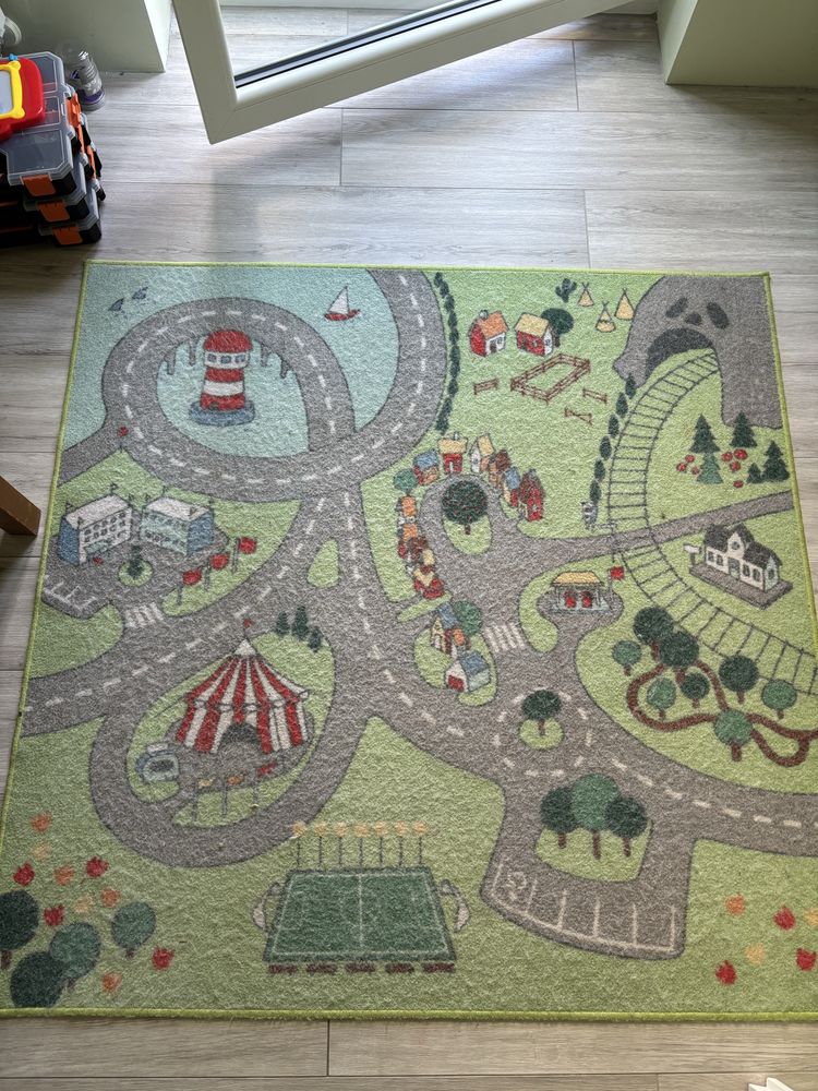 Dywan w ulice, miasto 130x133 Ikea