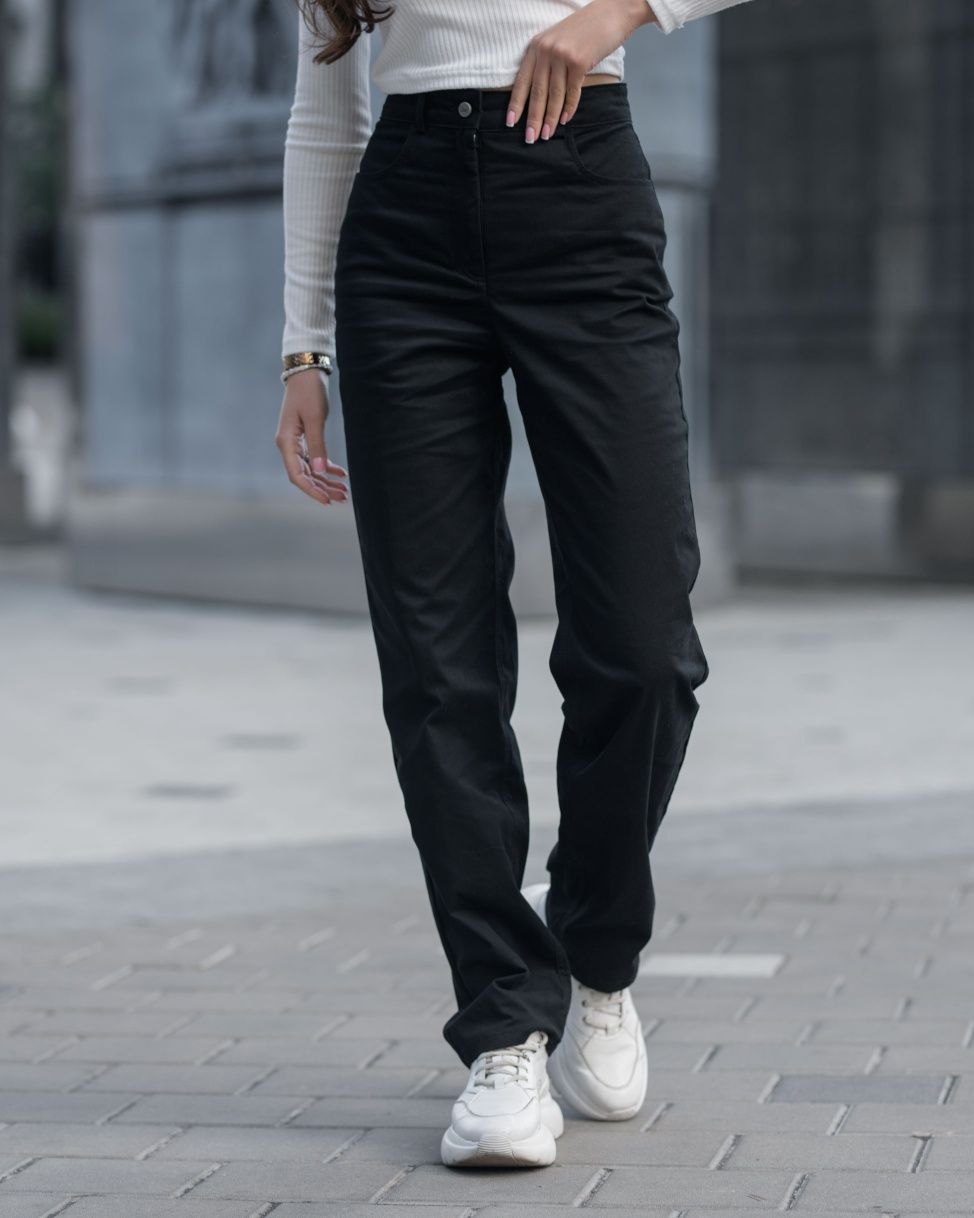 Чорні жіночі штани Staff, розмір S