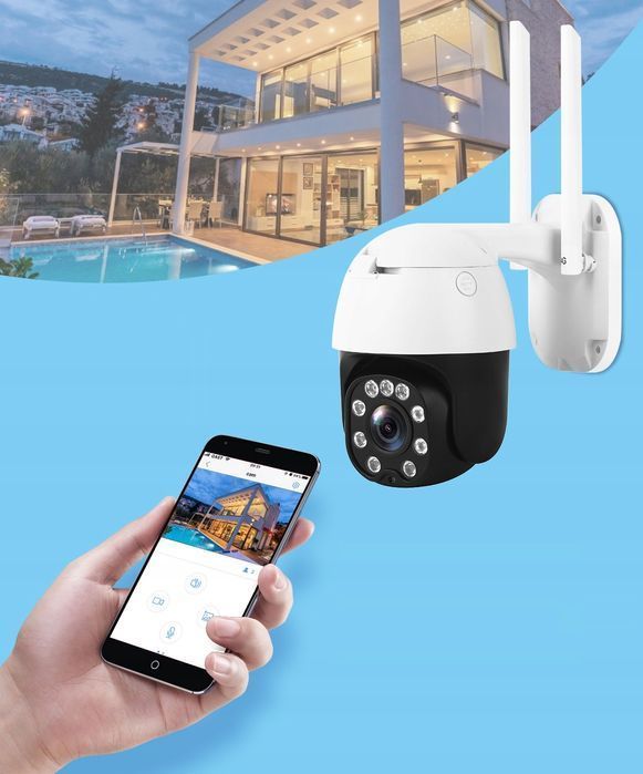 Kamera Obrotowa Zewnętrzna Full HD na kartę SIM GSM