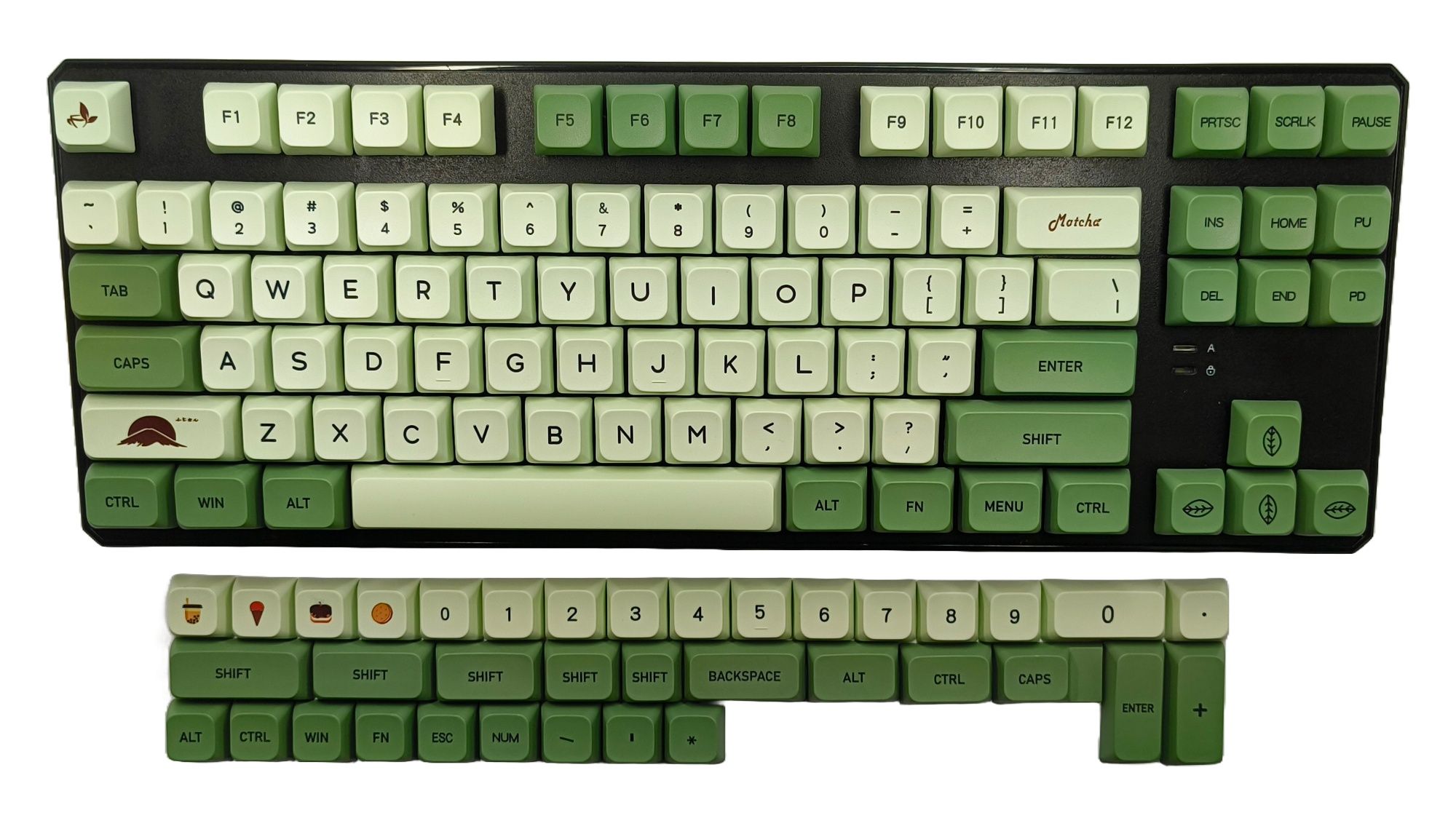 Matcha PBT keycaps - [keycapy na klawiature mechaniczną]