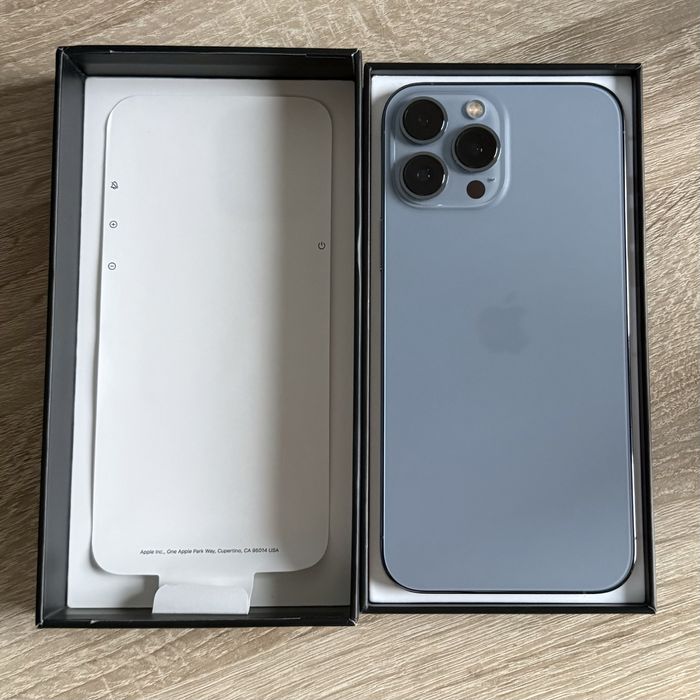 iPhone 13 Pro Max 256GB Sierra Blue JAK NOWY Bat. 100%