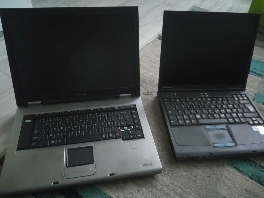 Stare laptopy compaqu Toshiba