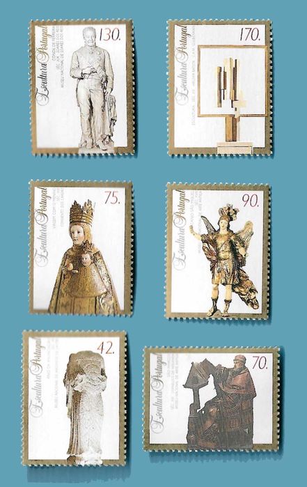 Selos - Escultura Portuguesa 1993 - Série Completa