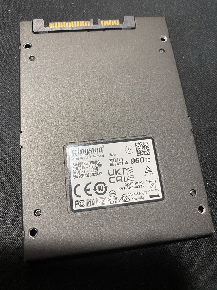 SSD-диск Kingston A400 TLC 960GB 2.5" (SA400S37/960G)