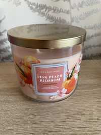 Bath and body works świeca zapachowa Pink peach blossom