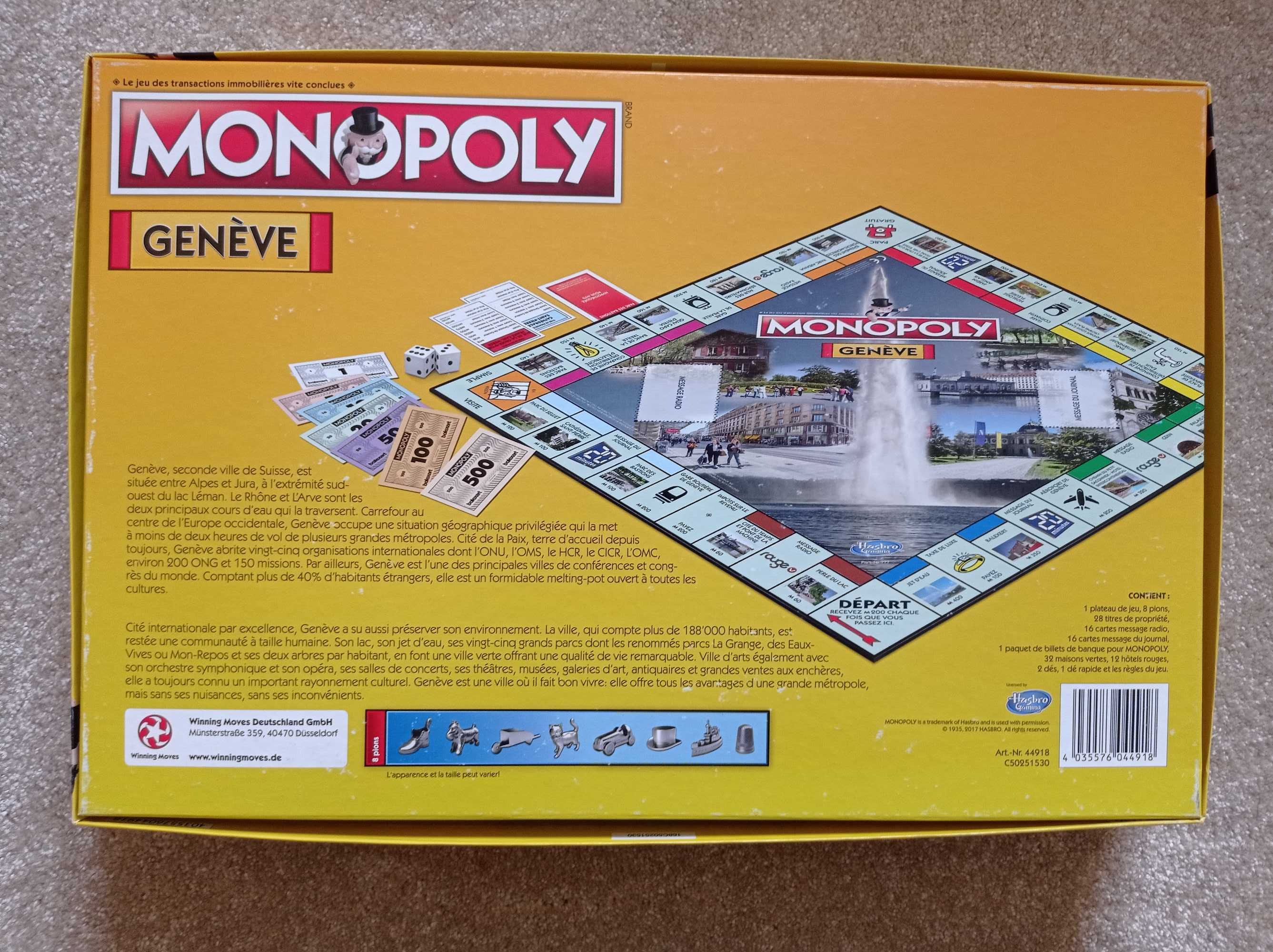 Monopólio/Monopoly Genève/Genebra (NOVO)