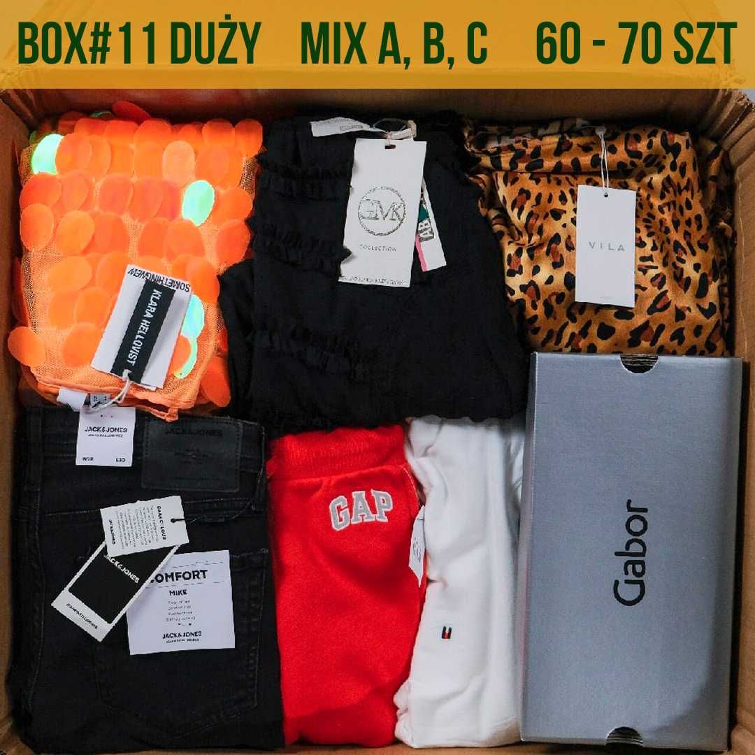 Box Zalando Amazon 30 -35 SZTUK odzież premium hurt hurtownia outlet