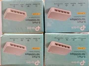 Pack 4x TP-Link 5-Port Switch TL-SF1005D - NOVOS, selados
