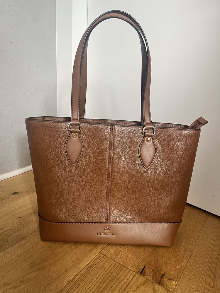 Torba shopper shopperka tote bag beth koniakowa brązowa Michael Kors