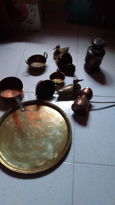 Antigos decorativos lareira