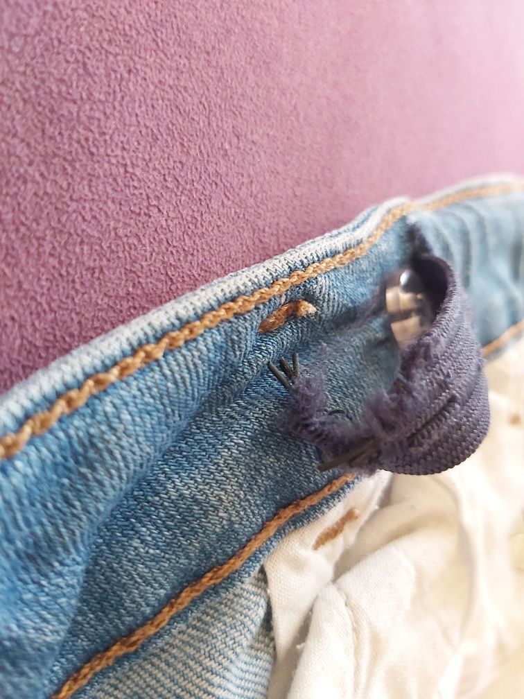 Zara jasne jeansy dżinsy dziewczynka 140