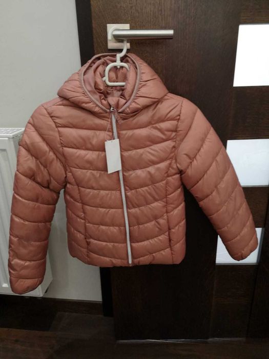 Różowa kurtka H&M rozmiar 134 dla dziewczynki