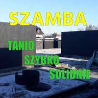 Betonowe zbiorniki\szamba 11m3 jedno oraz dwukomorowe. Piwniczki