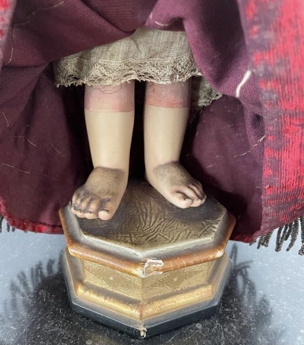 Menino Jesus de vestir em madeira, sec. XIX