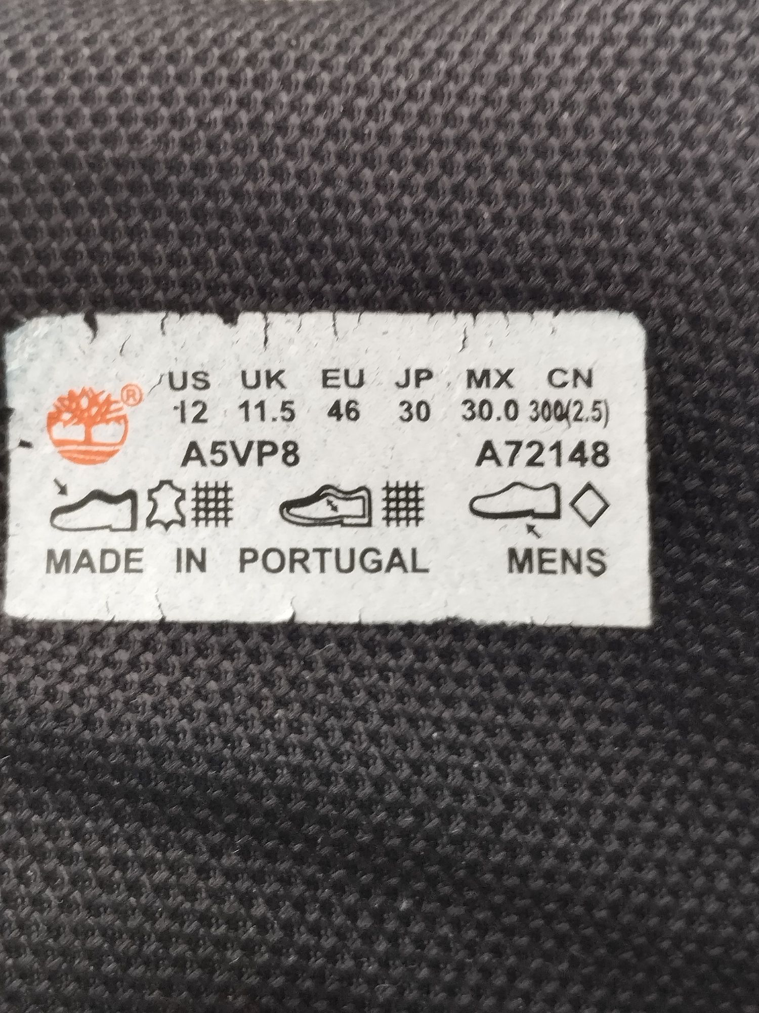 Timberland шкіра 46р. 30см кросівки