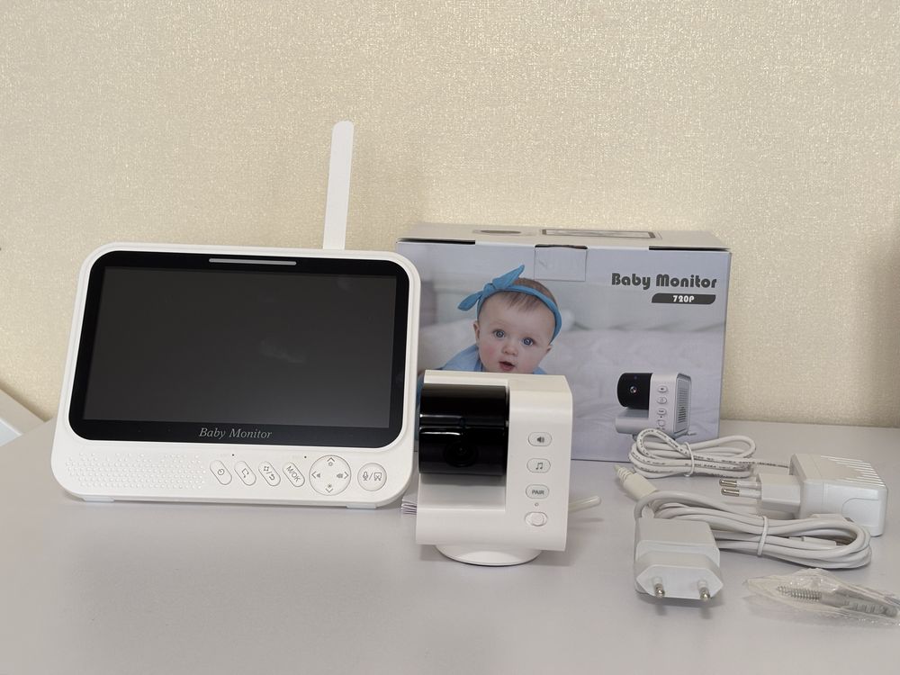 Відеоняня з великим екраном 7 дюймів Baby monitor ABM790