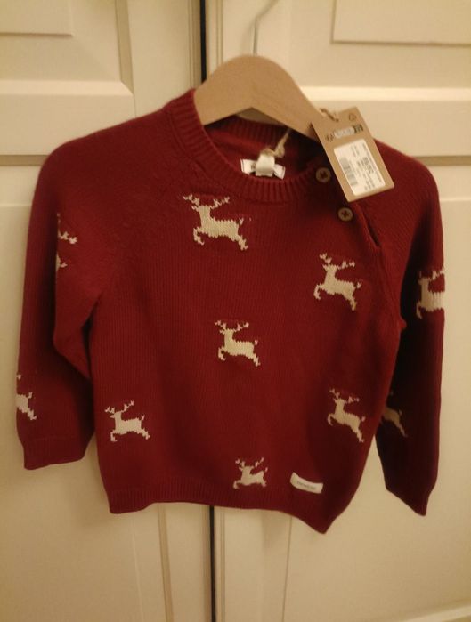 Newbie sweter świąteczny 86/92