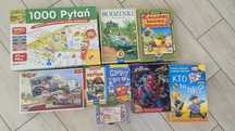Zestaw gier i puzzli edukacyjne
