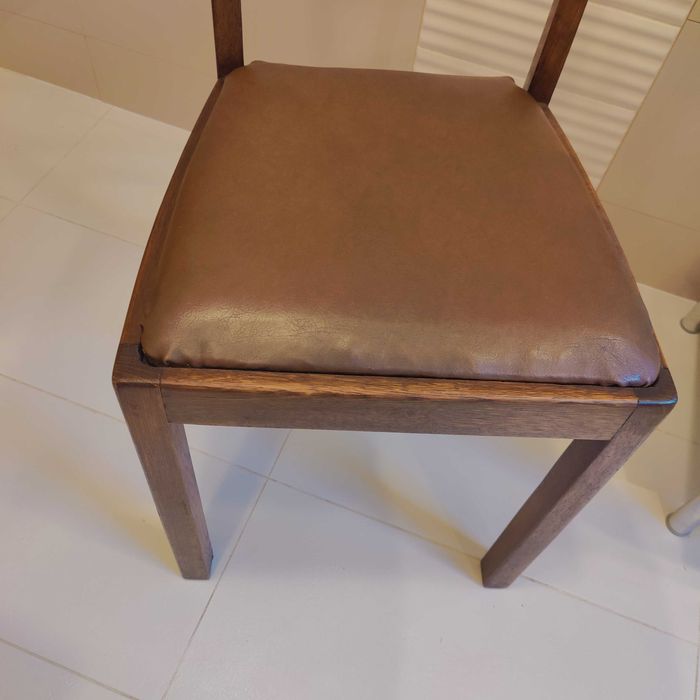 Krzesła dębowe lata 60te - 6 szt.